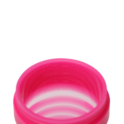 NY発！クシャッと折りたためるマイカップ stojo BIGGIE 470ml 　ジェリーピンク