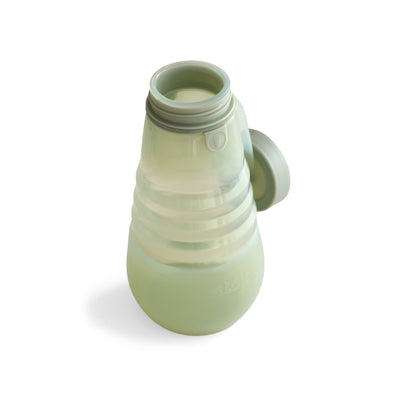 NY発！クシャッと折りたためるボトル stojo BOTTLE 590ml 　ジェリーセージ