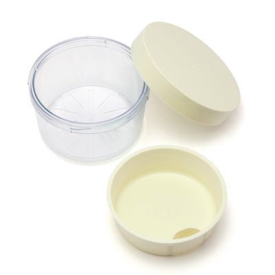 2025年限定 GEL-COOL  round with inner tray 400ml　クリームイエロー