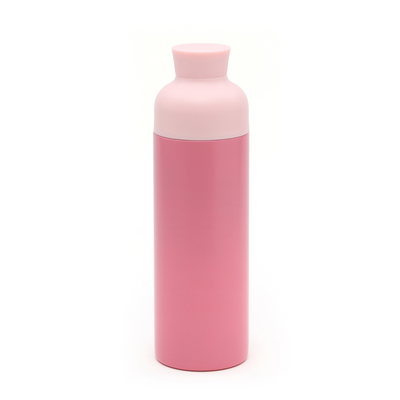 シンプルで使いやすい形状のステンレスボトル 330ml　ローズピンク