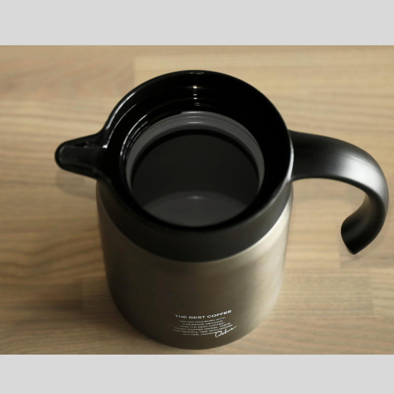いつでも美味しいコーヒーが飲める コーヒーサーバー カフア 635ml　グラファイトグレー