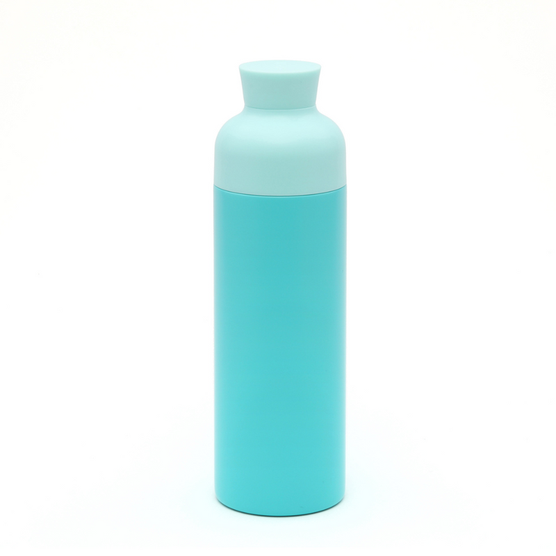 シンプルで使いやすい形状のステンレスボトル 330ml　ブルーラグーン